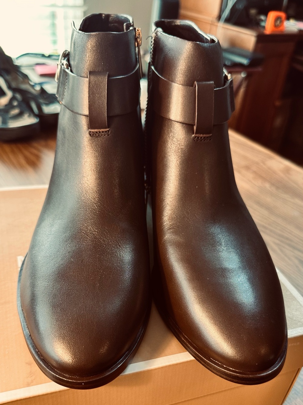 MICHAEL Michael Kors Harland Bootie - Coffee Brown, NIB, Size 11
